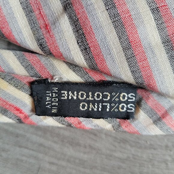 Set Of 2 Mens Ties - Flamingo Design By Primitive Instincts & Striped Pattern By - Picture 10 of 10